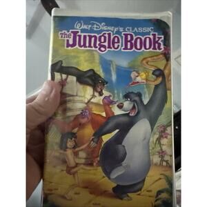 The Jungle Book VHS Disney Video Tape Black Diamond Classics Vintage Clamshell